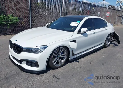 2018 BMW 740E xDrive Iperformance from USA, damaged, VIN WBA7J2C59JB246241